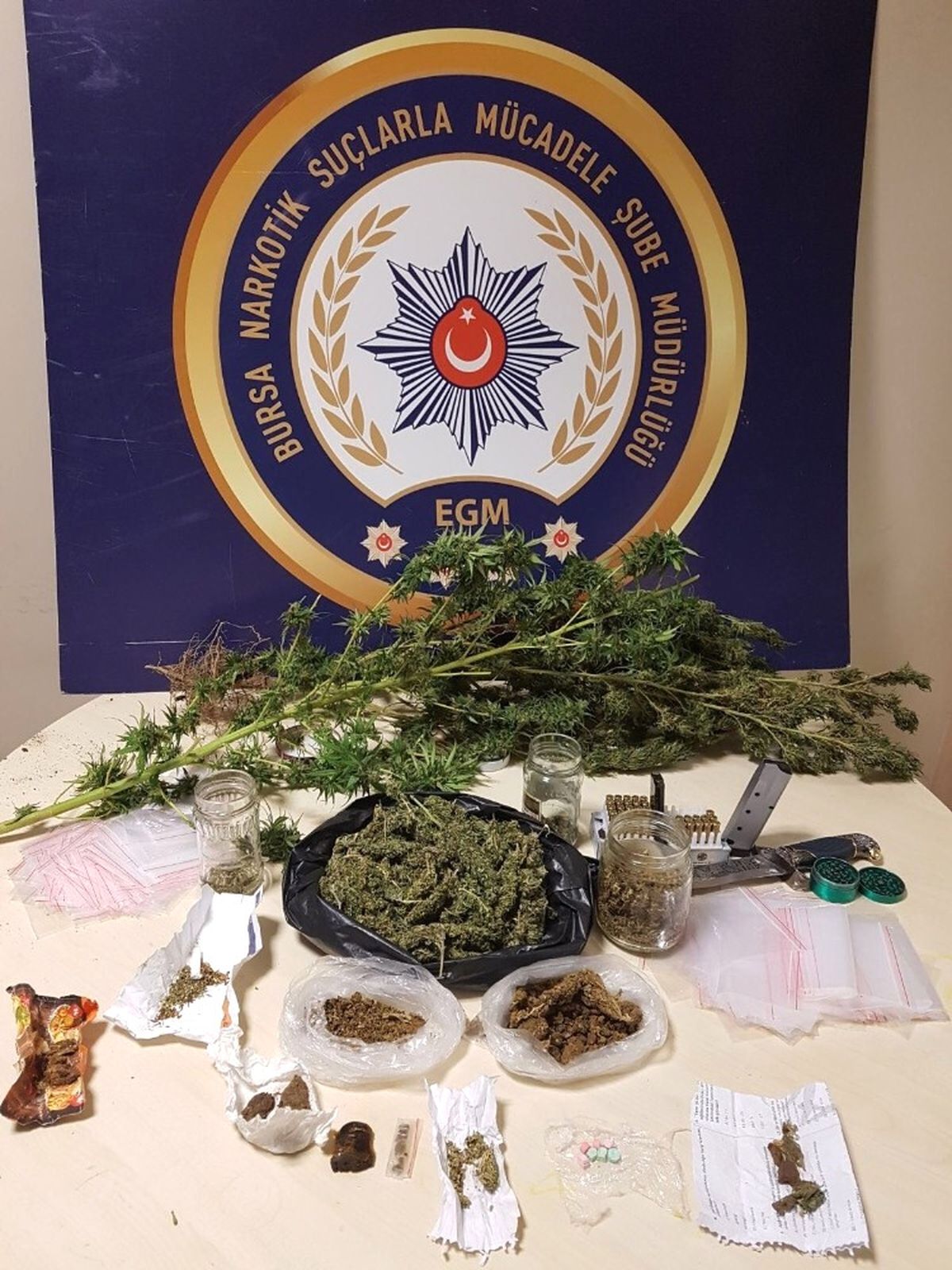 Bursa\'da Uyuşturucu Operasyonunda 7 Gözaltı