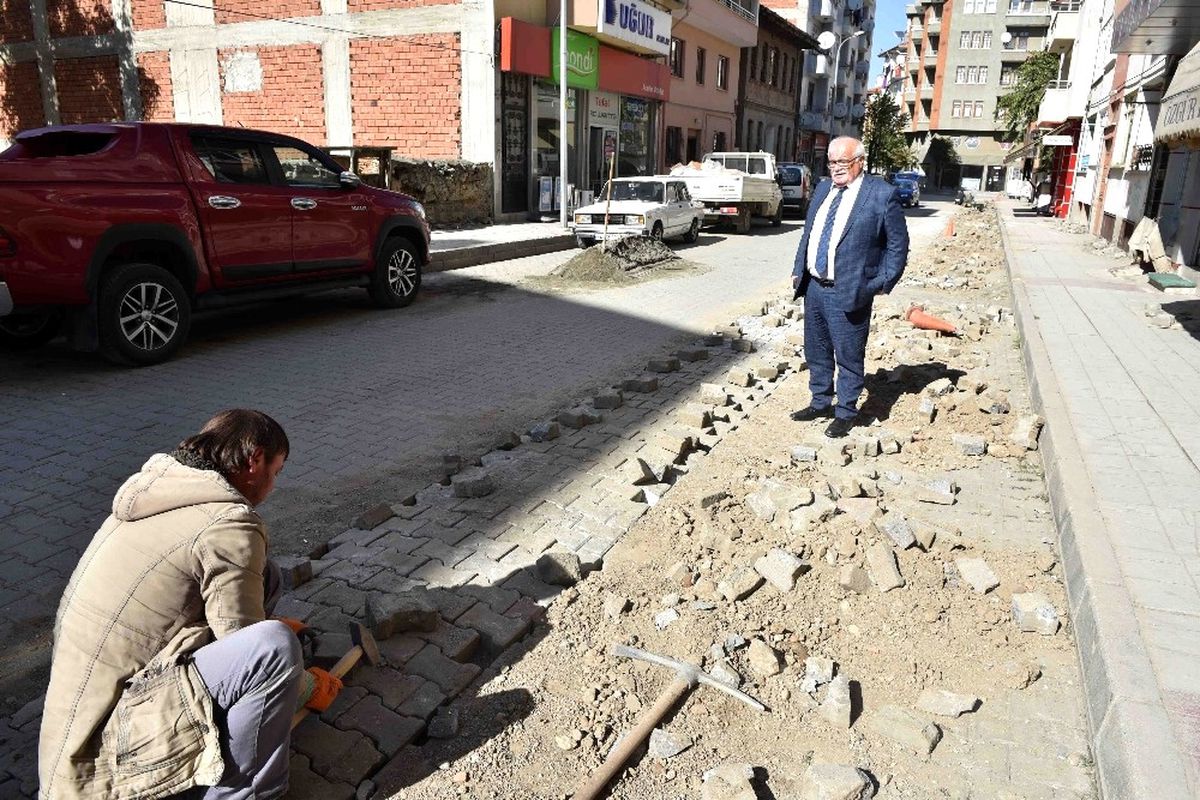 Doğalgaz Sonrası Parke Çalışmaları Aralıksız Sürüyor