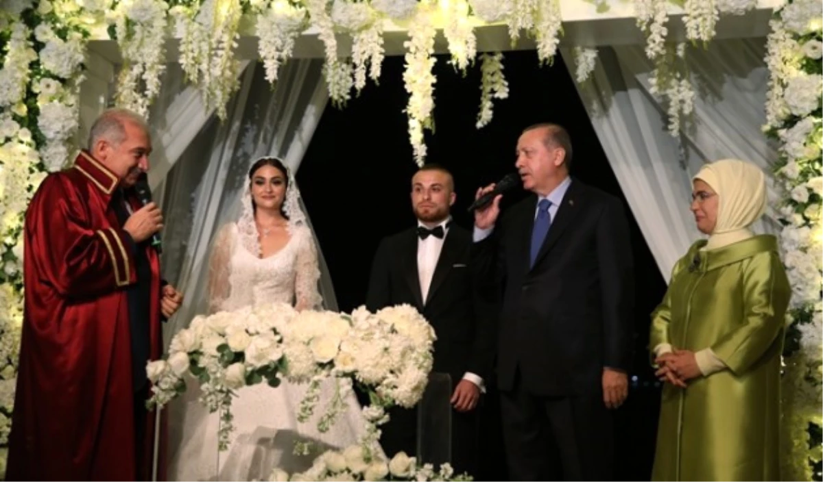 Erdoğan, Gökhan Töre\'nin Nikah Şahidi Oldu