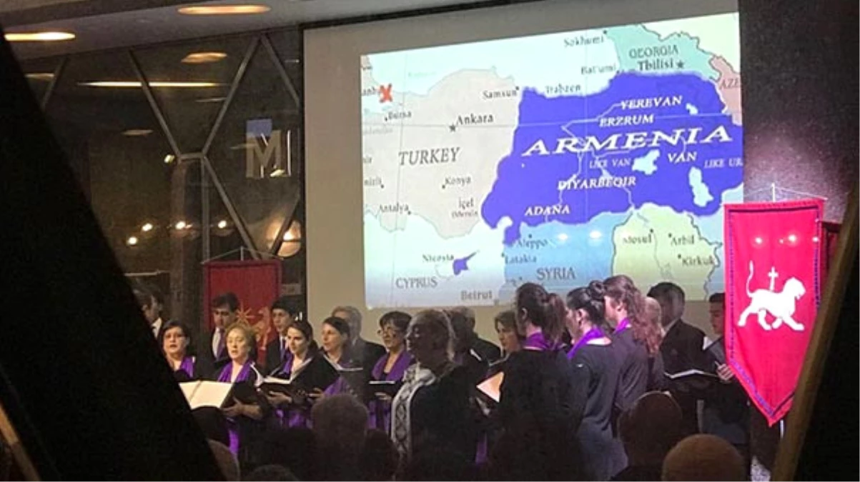 Almanya\'da Skandal Harita! Türkiye\'nin Yarısı ve KKTC, Ermenistan\'da Gösterildi