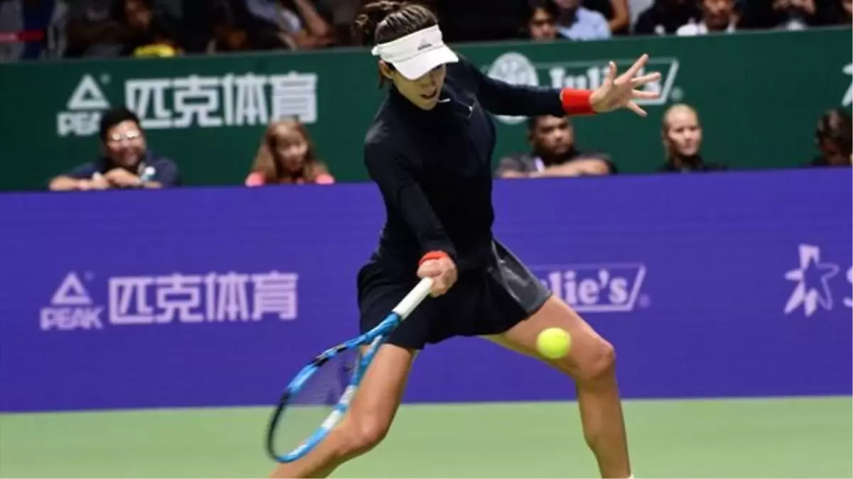 Muguruza Set Kaybetmeden Galip