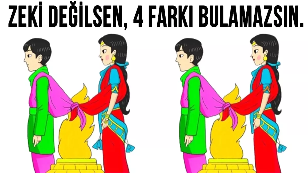 Yalnızca Dahiler 15 Resim Arasındaki Farkları Bulabilir !!