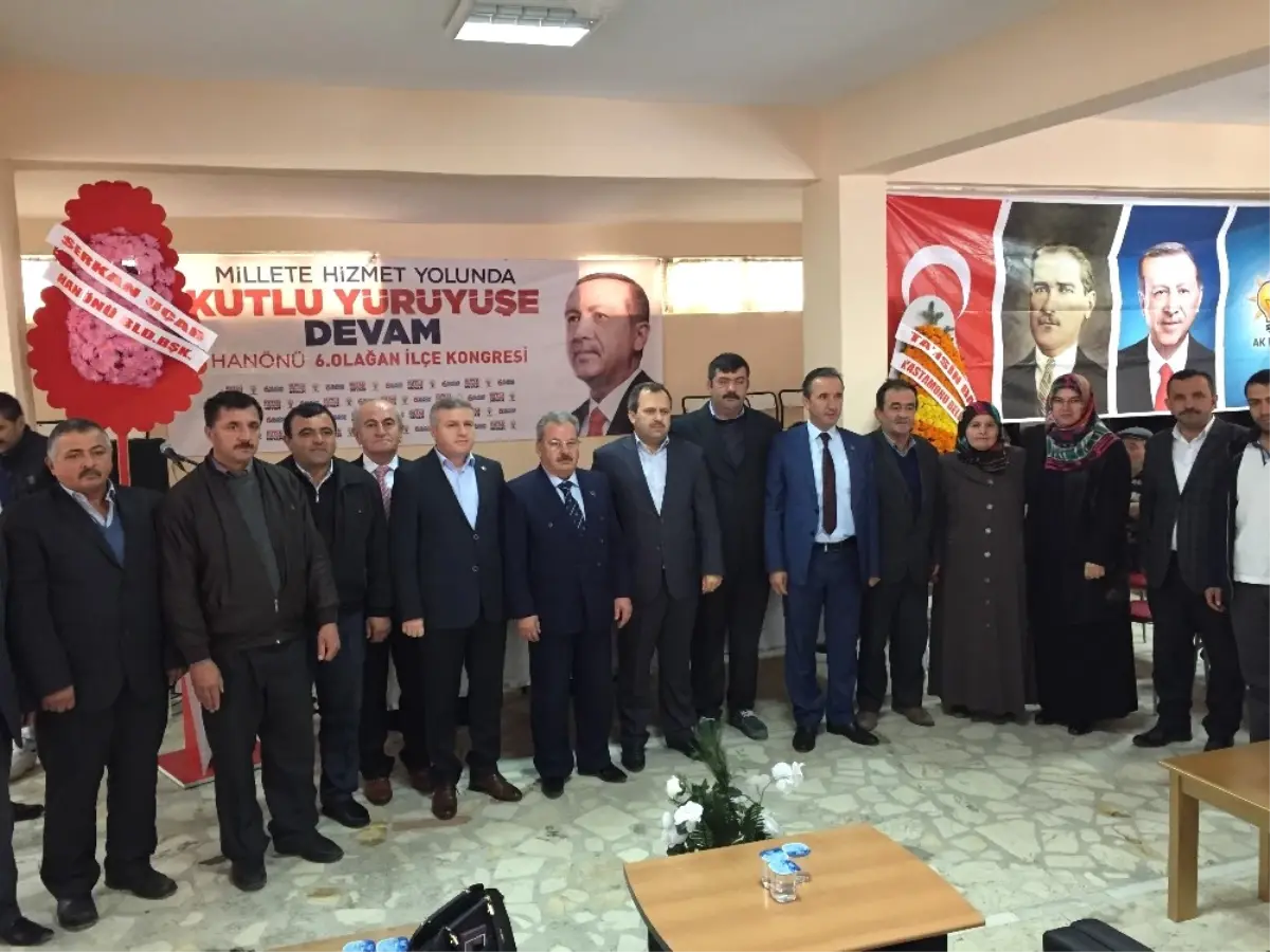 AK Parti Hanönü 6.olağan İlçe Kongresi Yapıldı