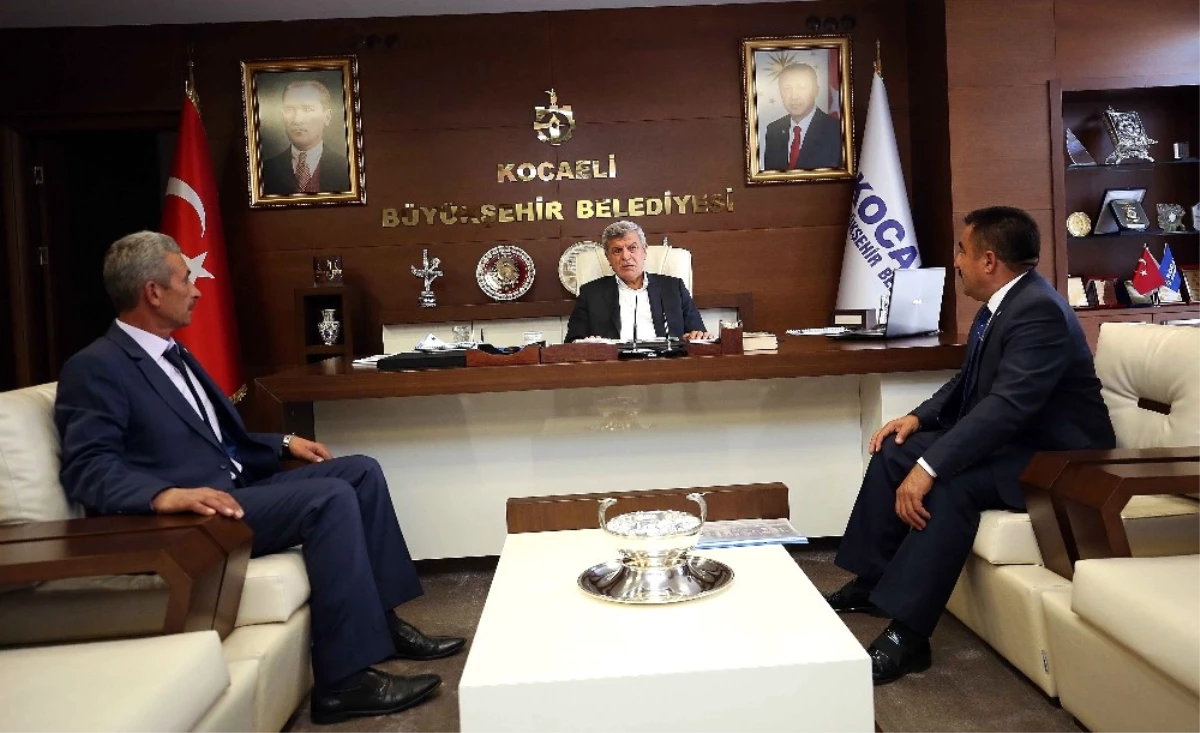 Akçakent Belediye Başkanından, İbrahim Karaosmanoğlu\'na Ziyaret
