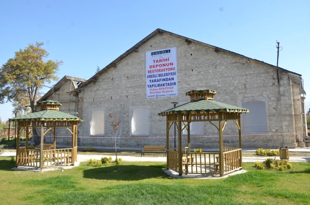 Ereğli\'de Tarihi Depo Günyüzüne Çıkıyor