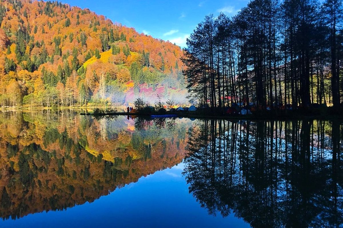 Gümüşhaneli Dağcılar Karagöl\'de Kamp Kurdu