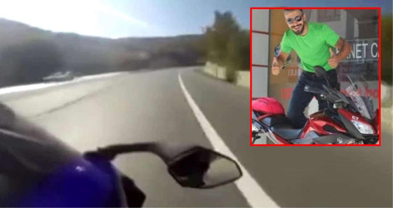 Bariyerlere Çarpıp Ölen Motosikletli, Kendi Ölümünü Böyle Kaydetti!