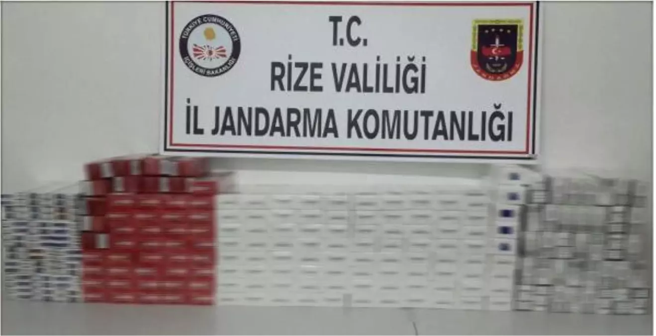 Rize\'de Kaçakçılık Operasyonu: 8 Gözaltı