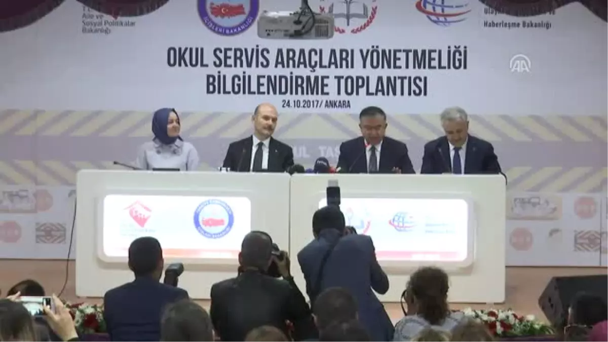 Bakan Yılmaz - Okul Servis Araçları Yönetmeliği Bilgilendirme Toplantısı