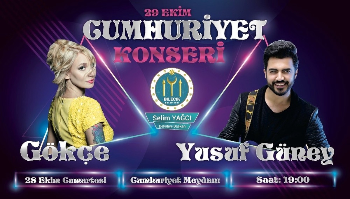 Bilecik Belediyesi\'nden Cumhuriyet Konseri