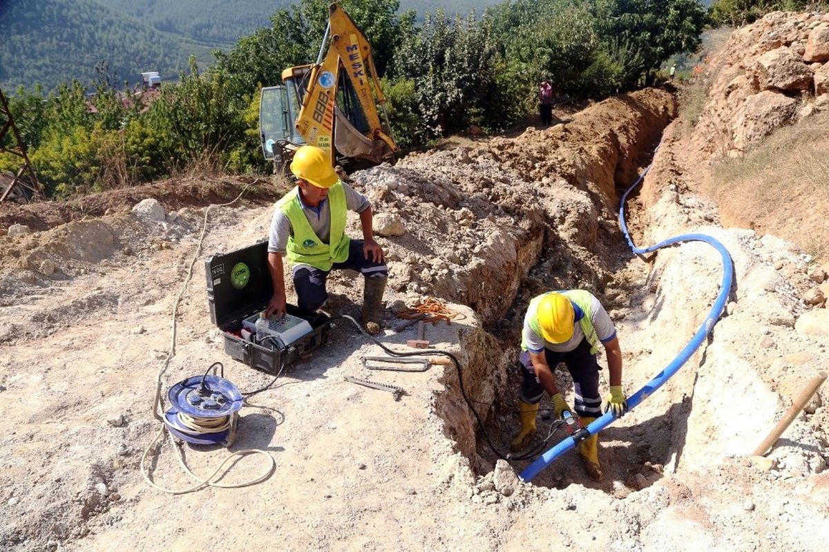 Değirmendere\'nin İçme Suyu Şebekesi Yenilendi