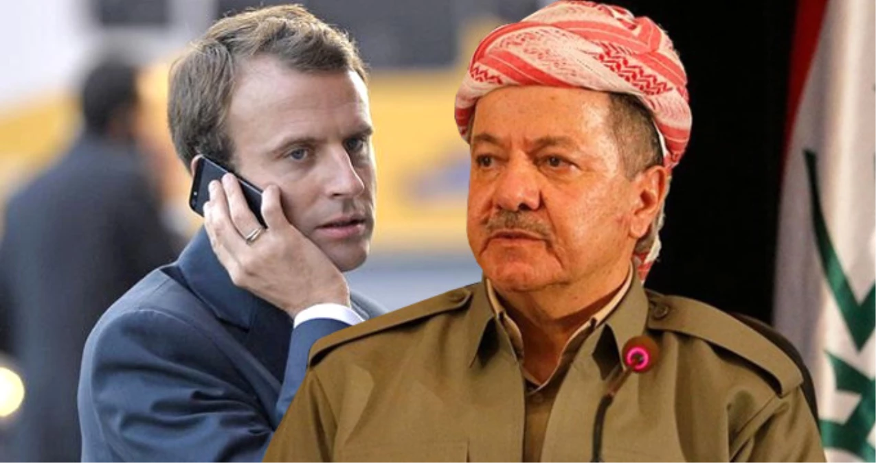 Fransa Cumhurbaşkanı Macron, Barzani ile Telefonda Görüştü, Diyalog Çağrısı Yaptı