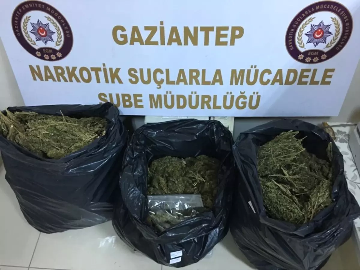 Gaziantep\'te 20 Kilogram Uyuşturucu Ele Geçirildi