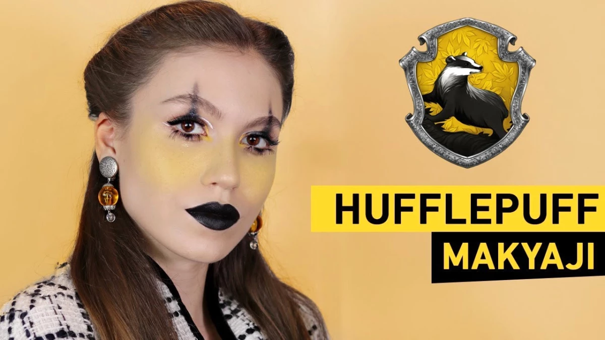 Hufflepuff Makyajı | Hufflepuff Makeup Tutorial