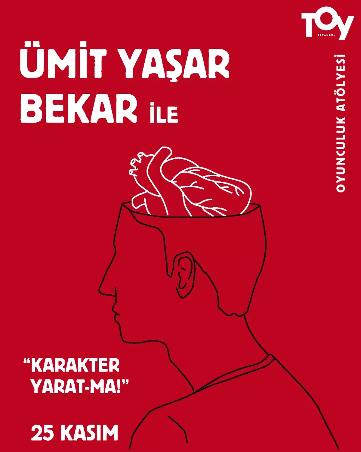 "Karakter Yarat-Ma!" Oyunculuk Atölyesi\'nin Kayıtları Başladı!