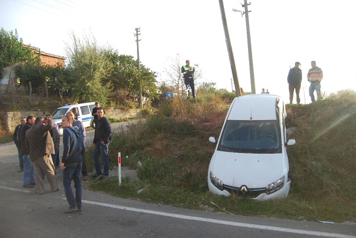 Tekirdağ\'da Trafik Kazası: 1 Yaralı