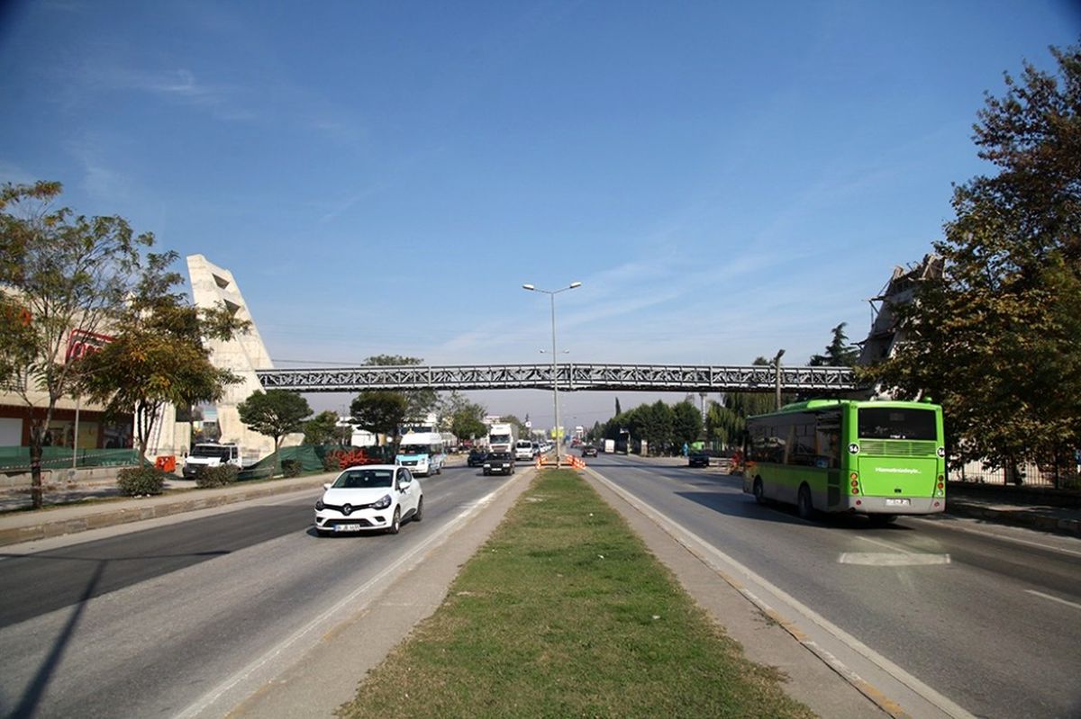 Üstgeçit Projesi\'nde Çalışmalar Devam Ediyor