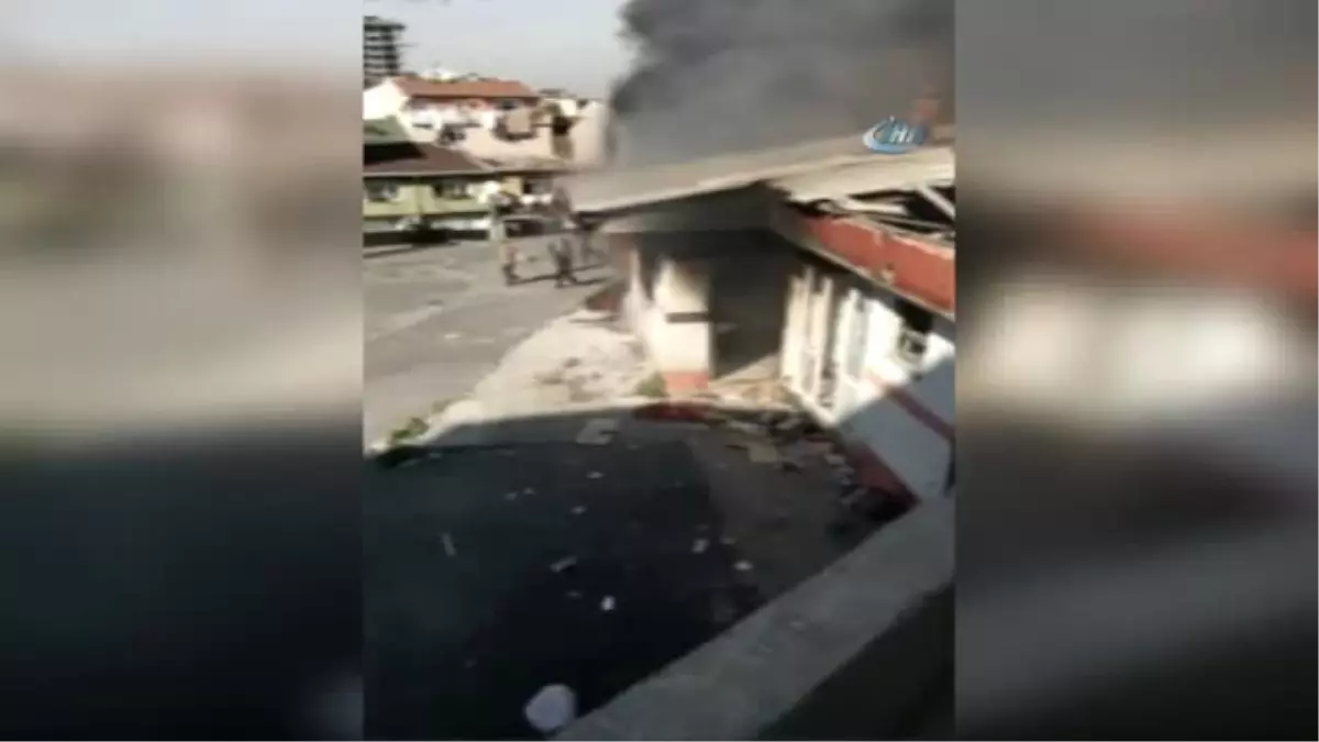 Uyuşturucu Madde Bağımlılarının Yaşadığı Ev Alev Alev Böyle Yandı