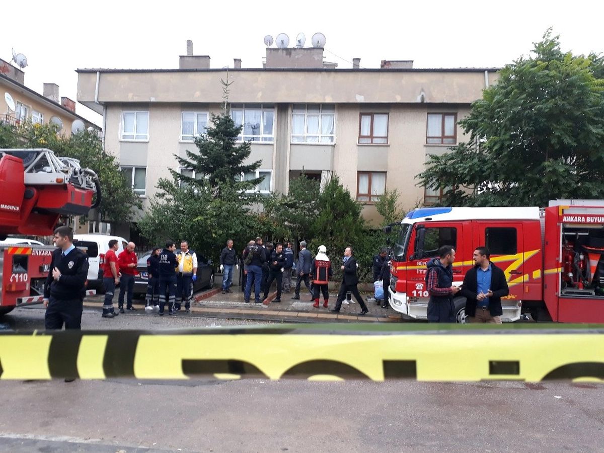 Ankara\'da Patlama ve Yangın: 1 Ölü, 4 Yaralı
