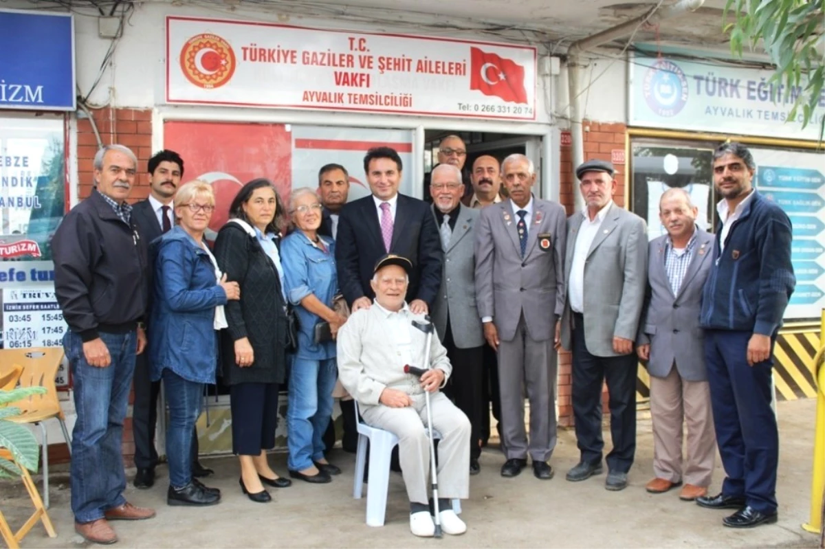 Ayvalık Kaymakamı Görgülüaslan, Gazilere Gezi Sözü Verdi