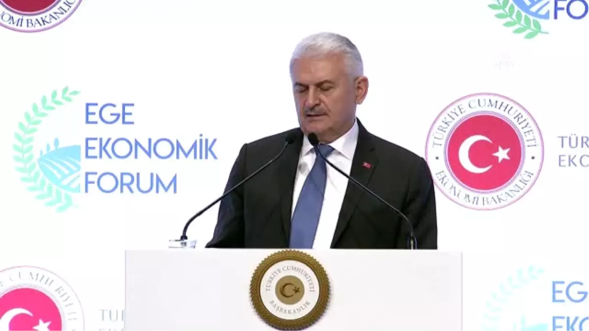 Başbakan Yıldırım: "Ege, Tüm Doğu Akdeniz\'in Bir Lojistik Merkezi Haline Geliyor"