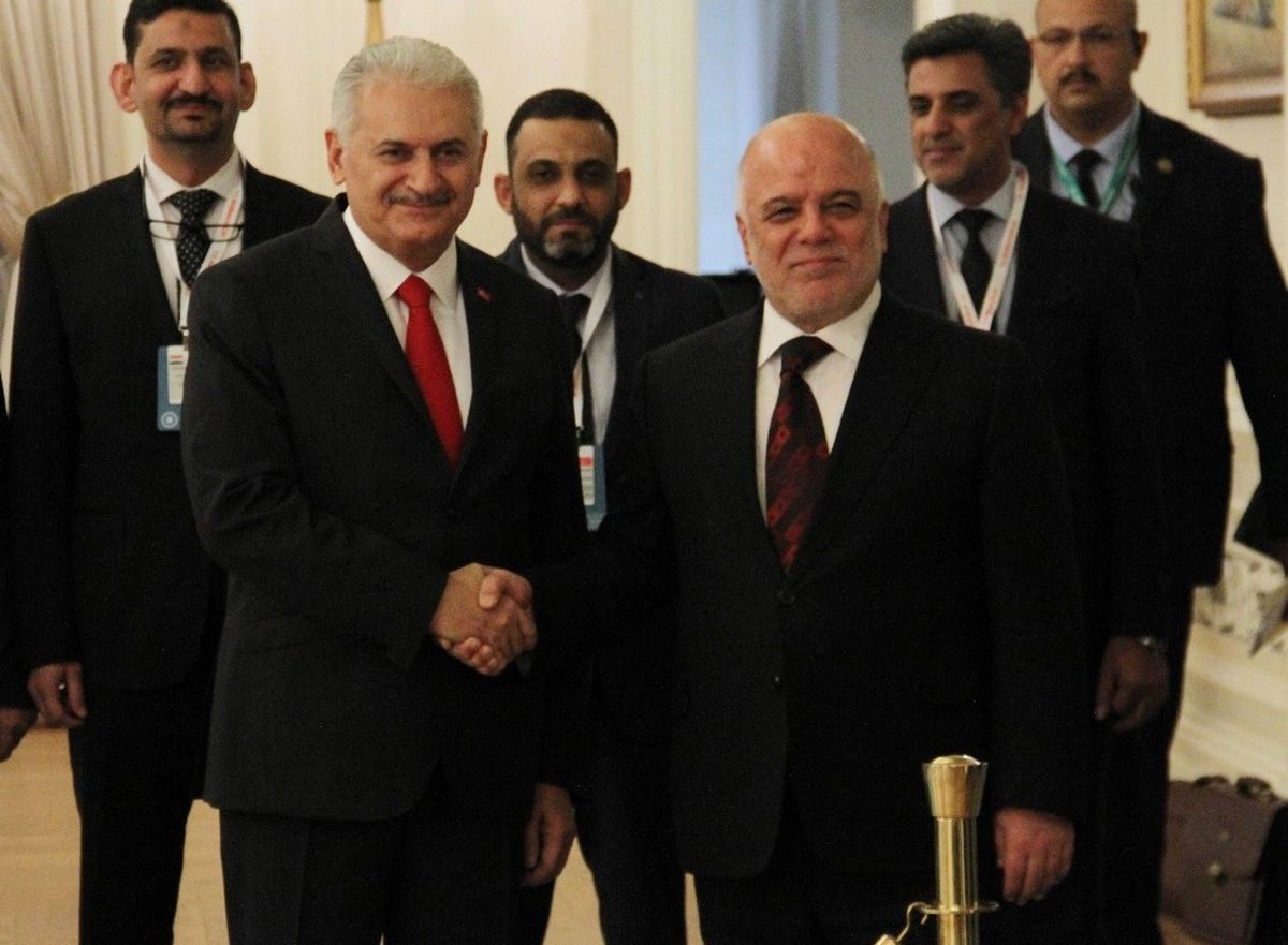 Başbakan Yıldırım, Irak Başbakanı İbadi\'yi Resmi Törenle Karşıladı