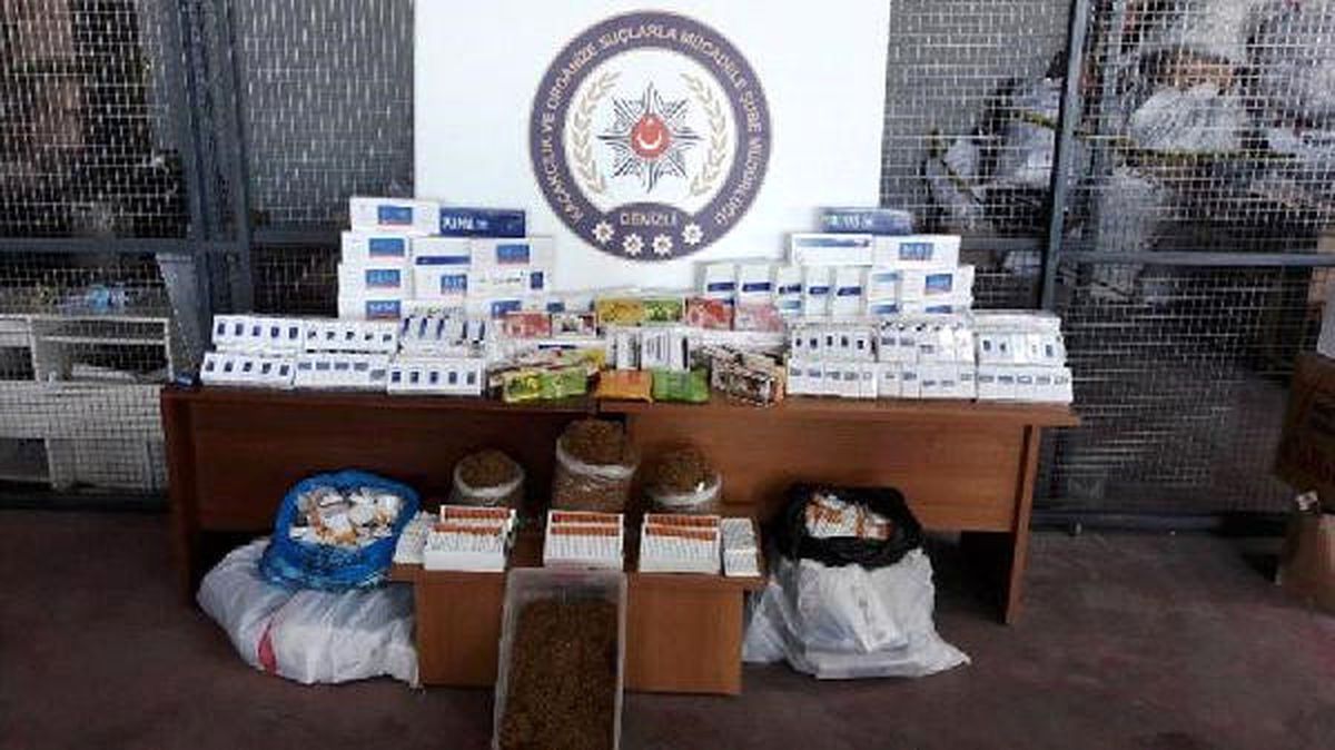 Denizli Genelinde Kaçak Sigara ve Tütün Operasyonu: 93 Gözaltı