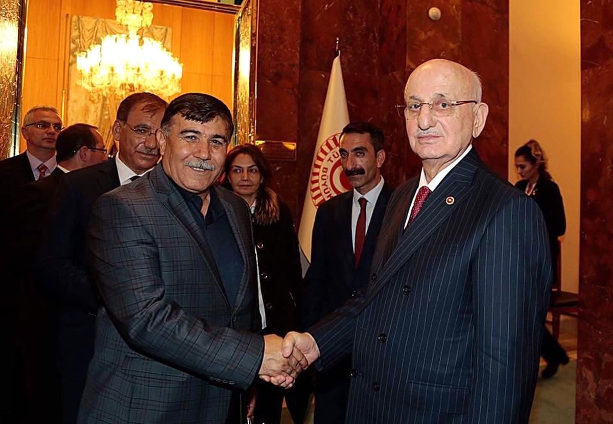 Başkan Mustafa Koca\'dan TBMM Başkanı Kahraman\'a Ziyaret