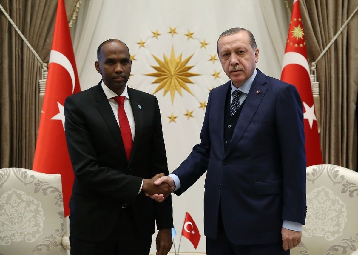 Cumhurbaşkanı Erdoğan, Somali Başbakanı Hayri\'yi Kabul Etti