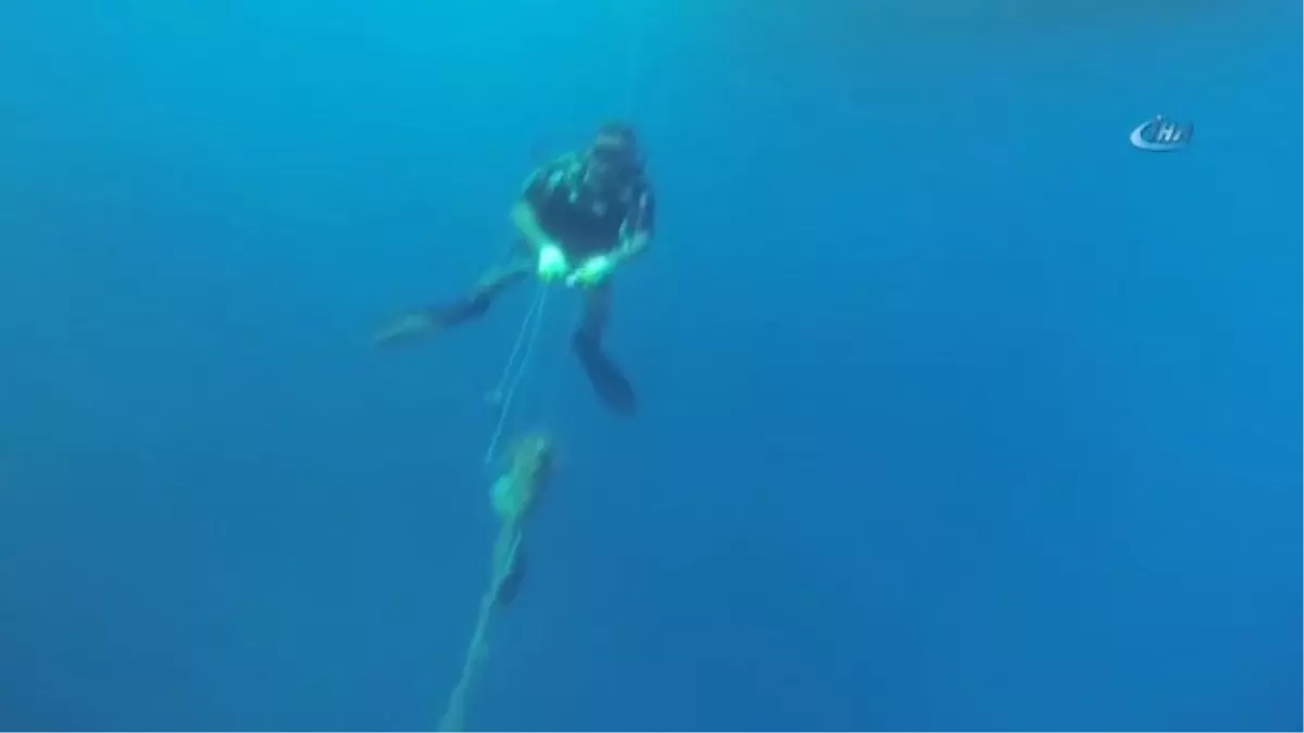 Denizler Terk Edilmiş Av Araçlarından Temizlendi...sualtındaki Temizlik Böyle Görüntülendi