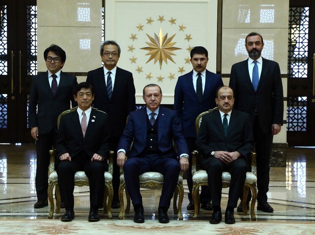 Erdoğan, Japonya Büyükelçisini Kabul Etti