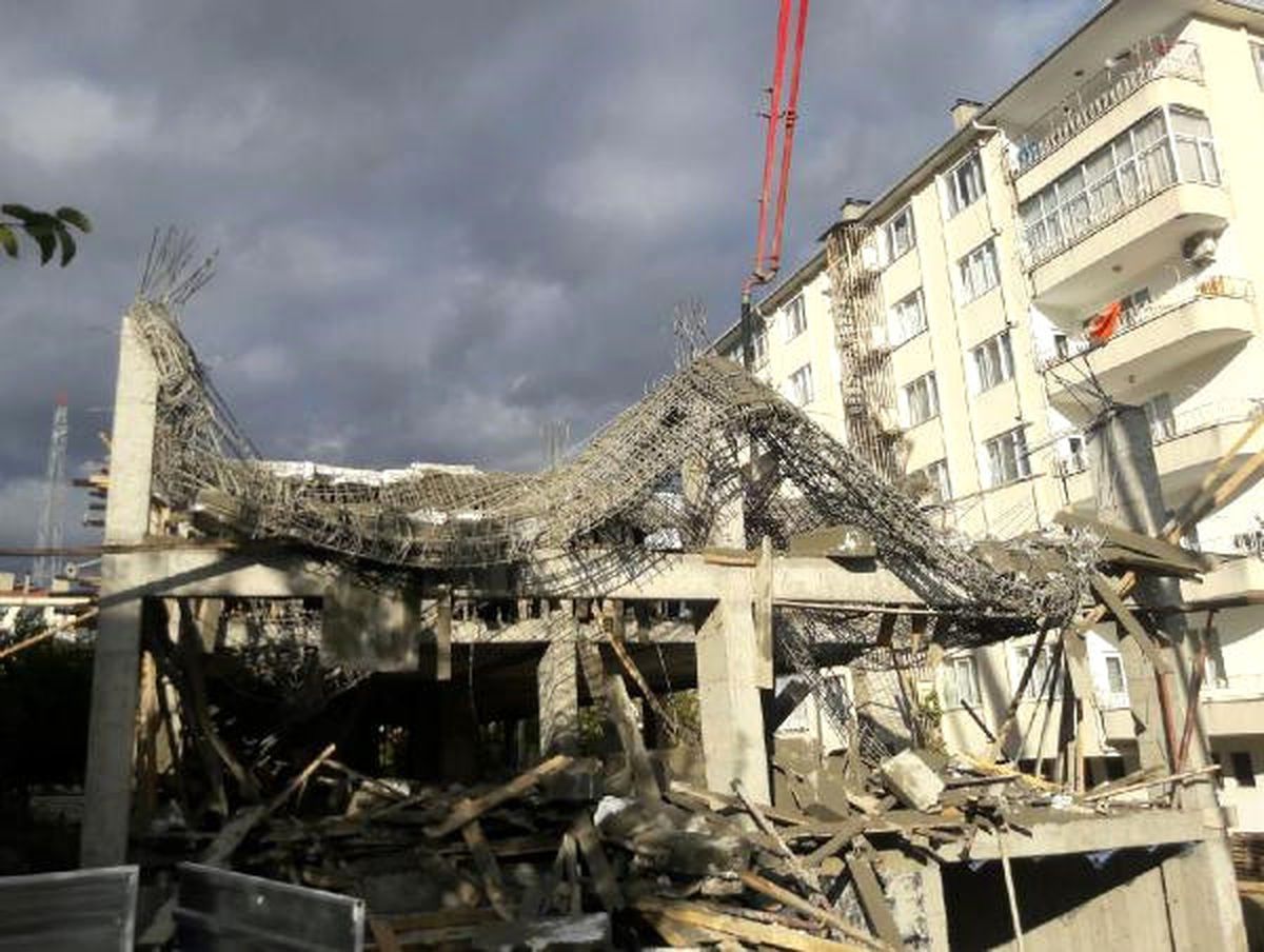 Kastamonu\'da Apartman İnşaatında Göçük: 1 İşçi Yaralı