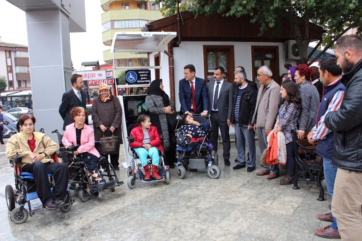 Safranbolu\'da Engellilere Şarj İstasyonu