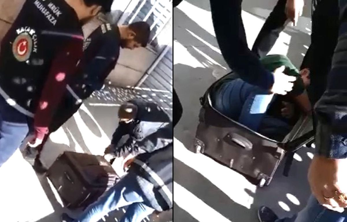 Valizden Çocuk Çıktı !
