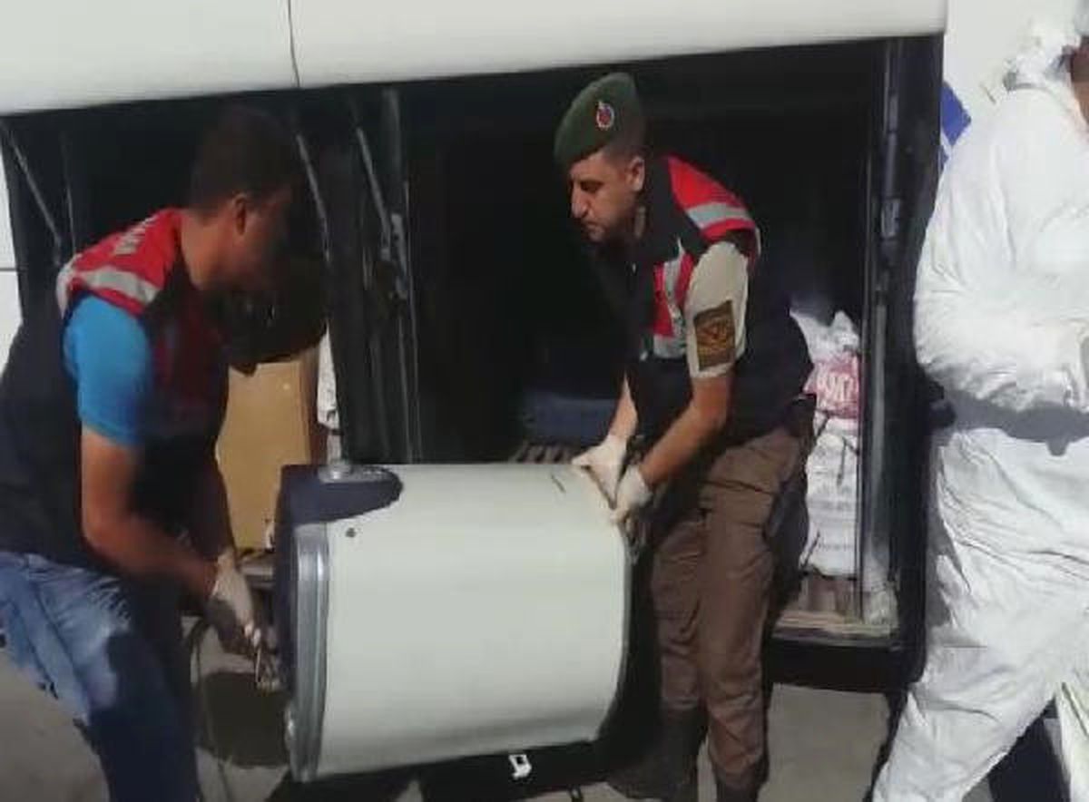 Yolcu Otobüsündeki Termosifondan 11 Kilo Esrar Çıktı