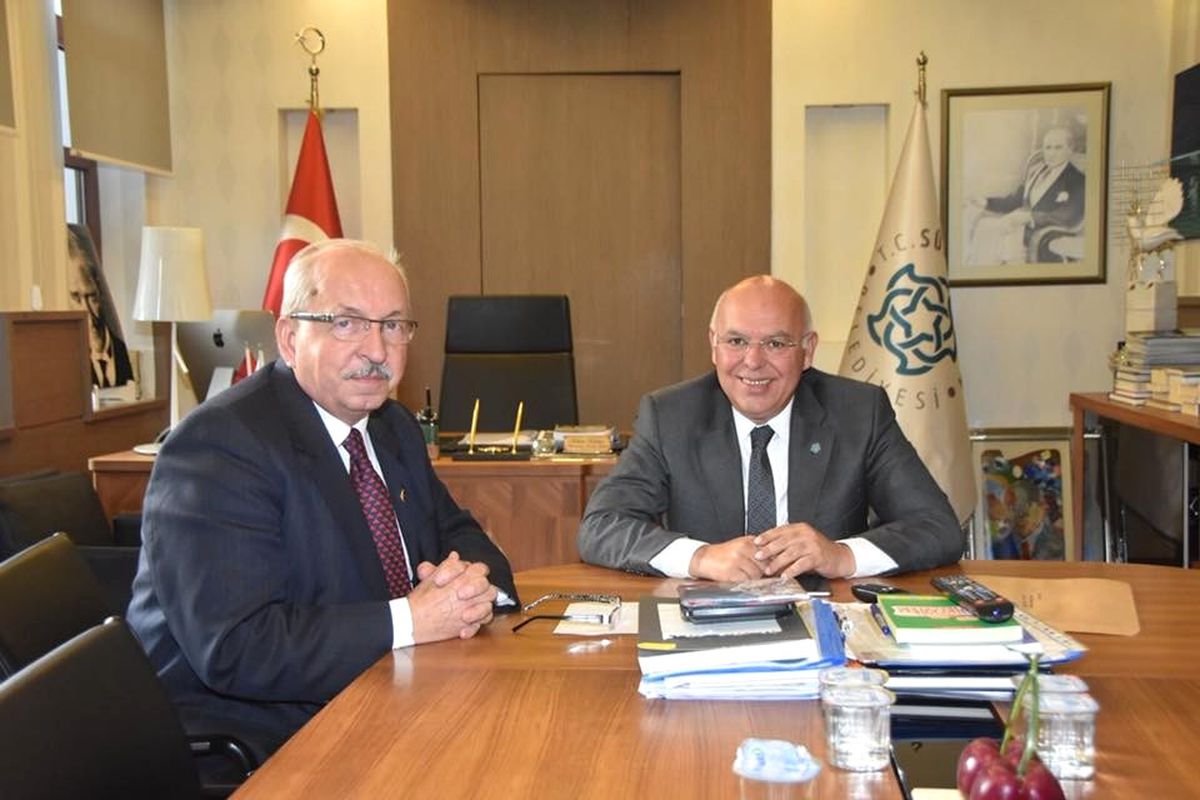 Başkan Albsayrak, Başkan Eşkinat ile Görüştü