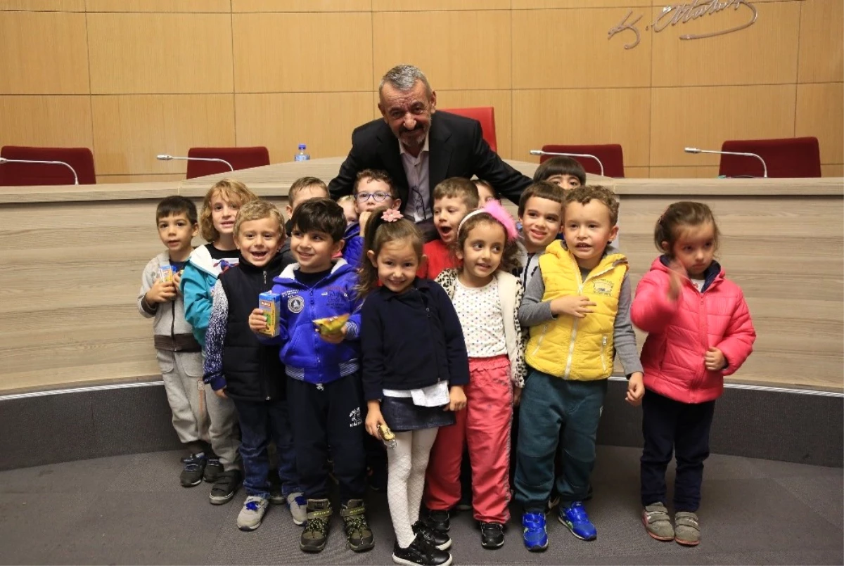 Başkan Şenol, Anaokulu Öğrencileriyle Buluştu