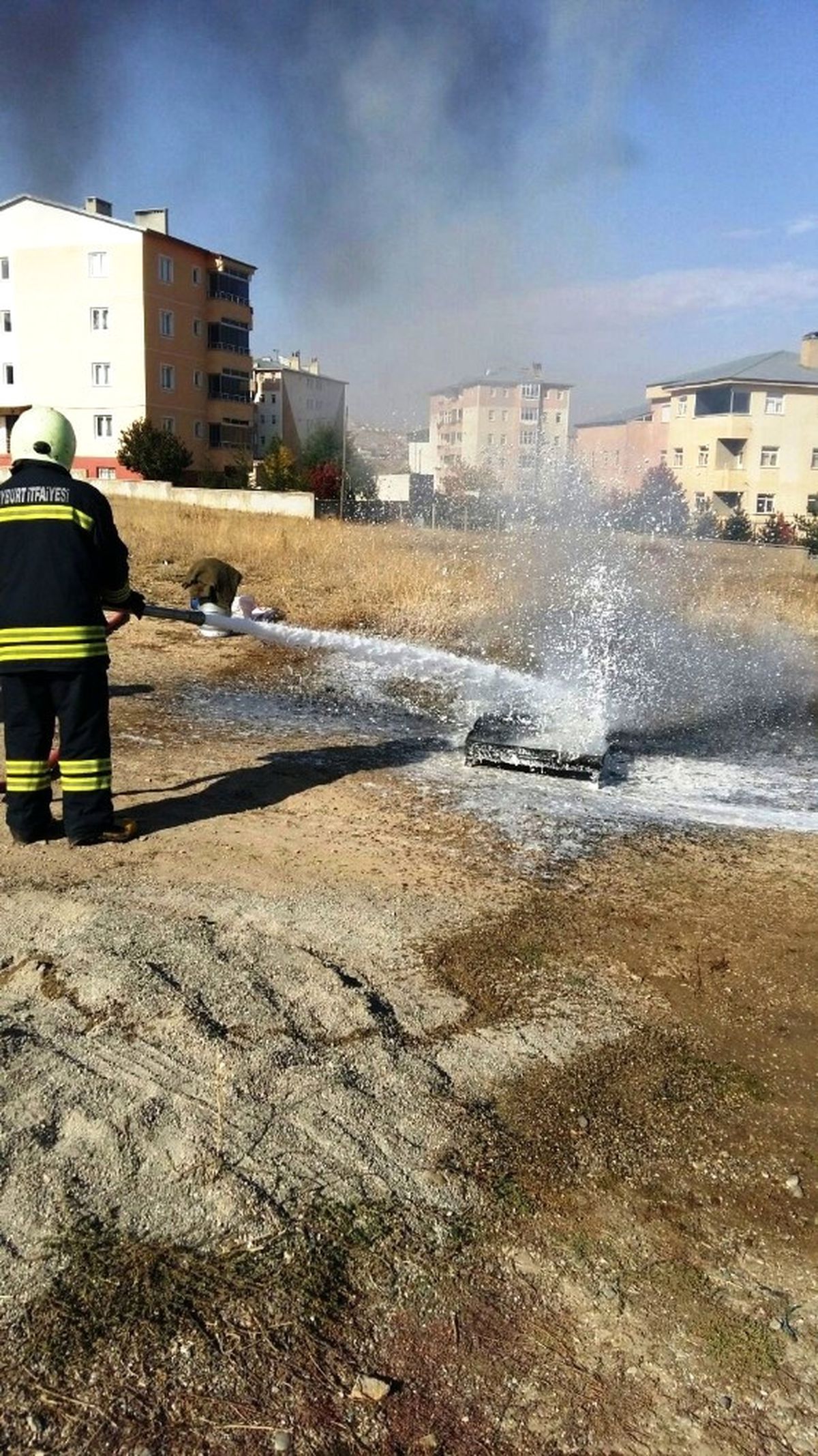 Bayburt İtfaiyesi\'nden Yangın Tatbikatı