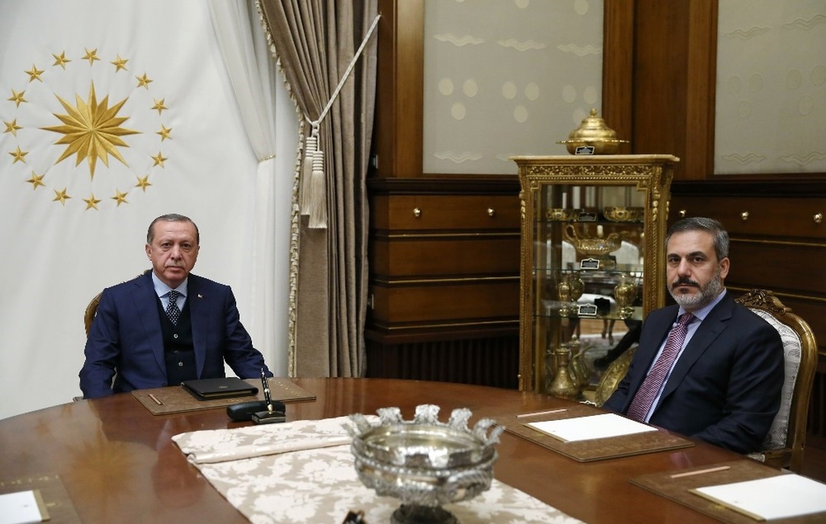 Cumhurbaşkanı Erdoğan, Hakan Fidan\'ı Kabul Etti