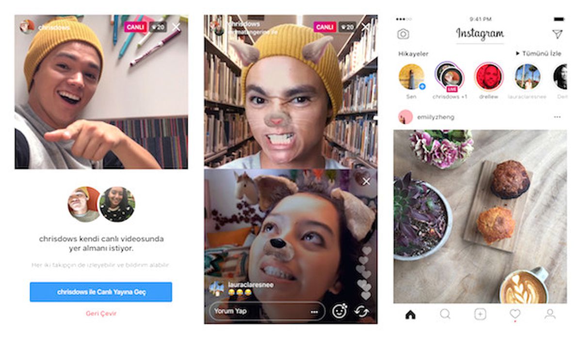 Instagram\'da Arkadaşlarınızla Canlı Yayın Yapabilirsiniz