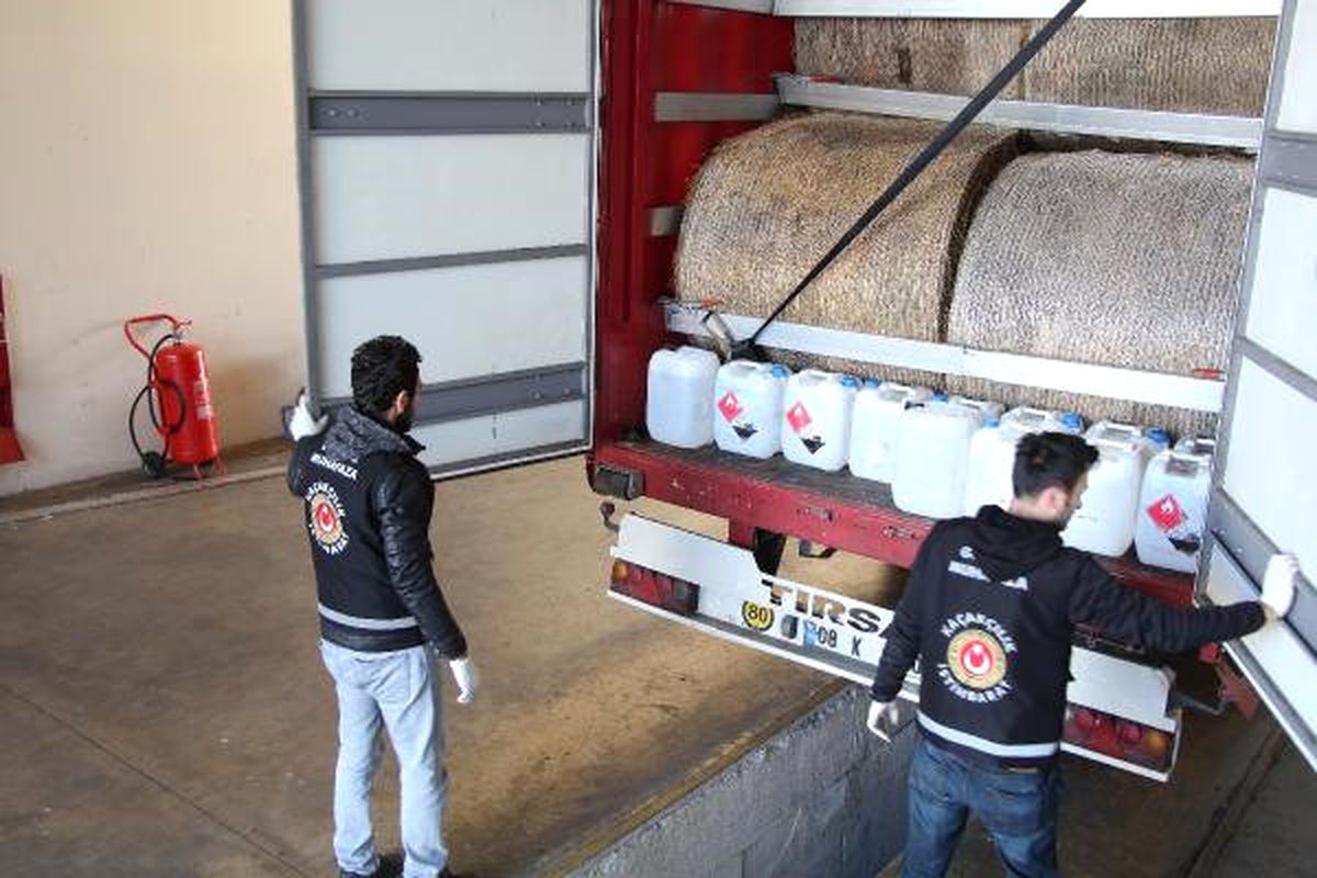 Kapıkule\'de 408 Kilo Asetik Anhidrit Ele Geçirildi