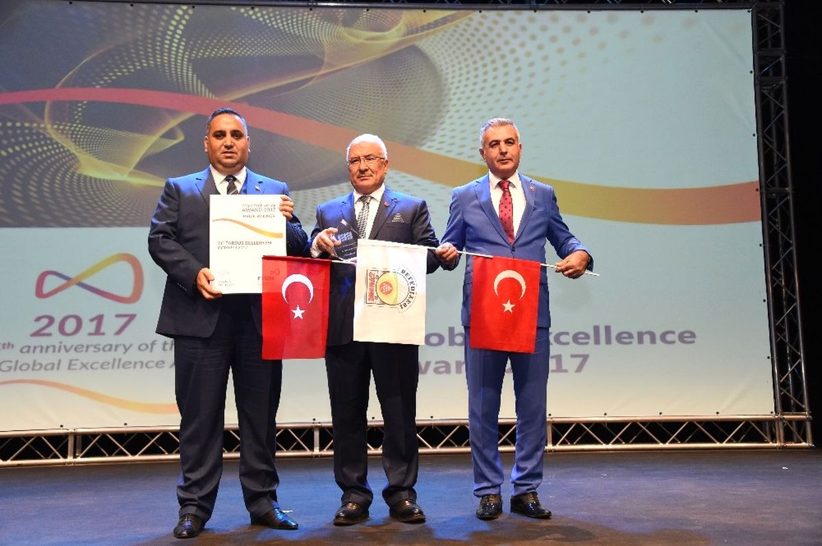 Tarsus Belediyesi\'ne "Avrupa Mükemmellikte Başarı Ödülü"