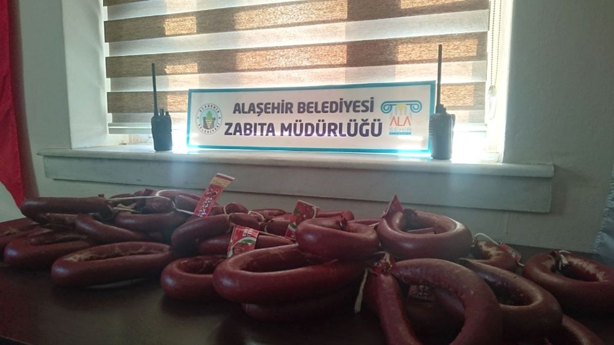 Alaşehir Zabıtasından Sıhhi Gıda Baskını