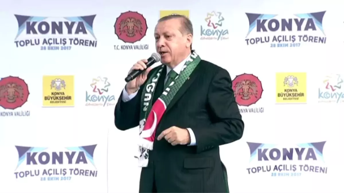 Cumhurbaşkanı Erdoğan Konya\'da