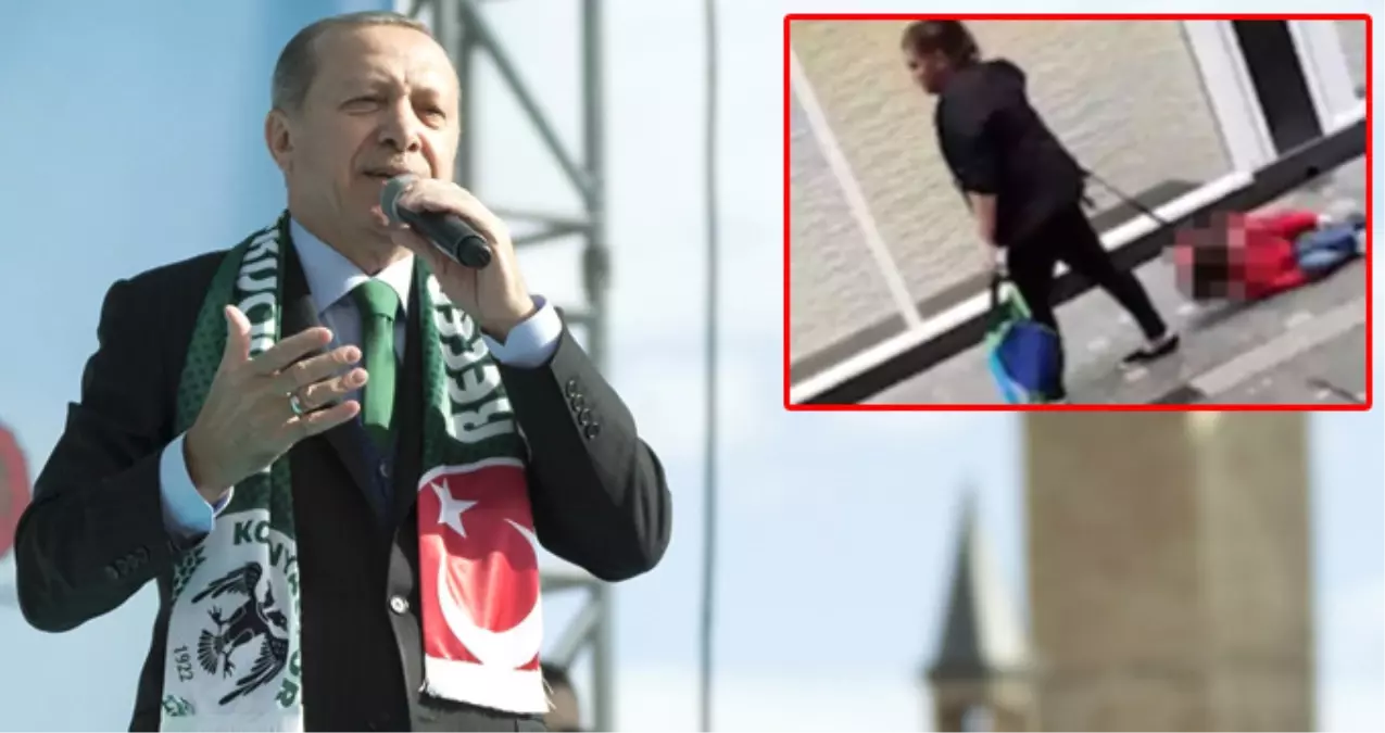 Erdoğan\'dan İngiltere\'deki Konkunç Görüntüye Tepki: Böyle Bir Ana Olabilir mi?