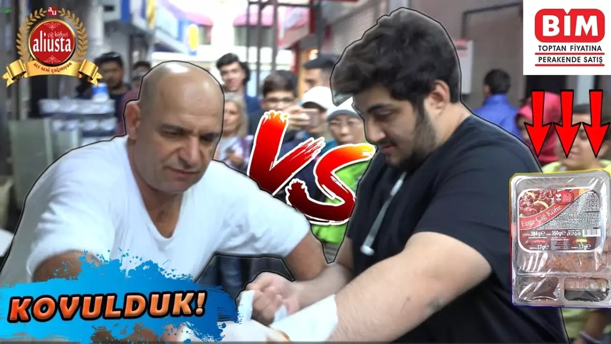 Meşhur Çiğ Köfteci Ali Usta Vs Bim Çiğ Köftesi! (Kovulduk)