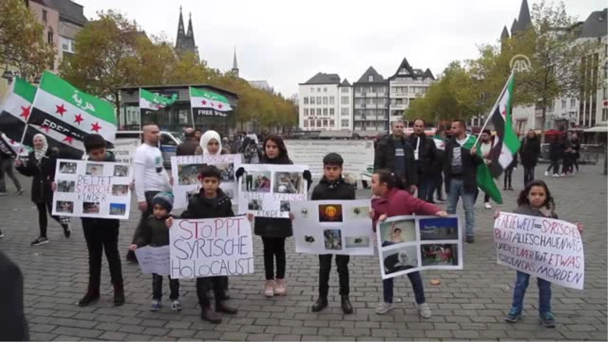 Suriye\'deki Esed Rejimi Almanya\'da Protesto Edildi