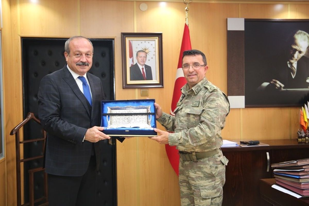 Tekirdağ Garnizon Komutanından İl Emniyet Müdürlüğüne Veda Ziyareti
