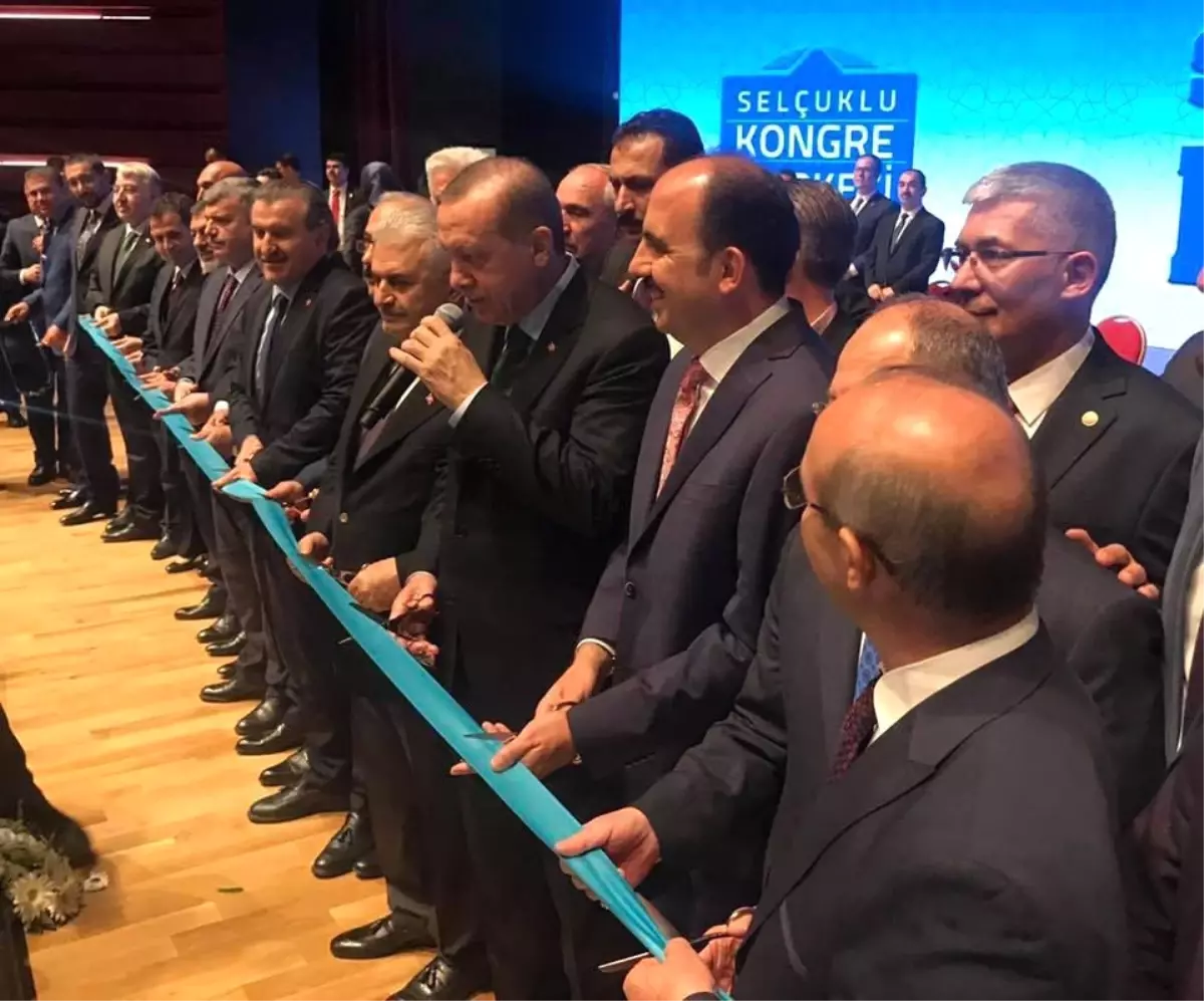 Cumhurbaşkanı Erdoğan Selçuklu Kongre Merkezini Açtı