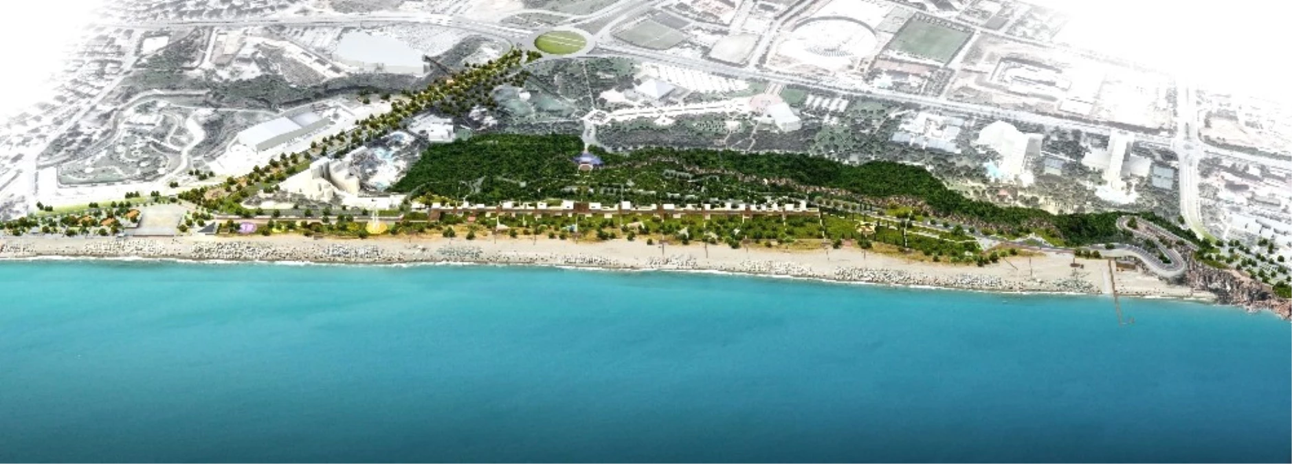 Konyaaltı Sahil Projesi Beach Park\'tan Başladı